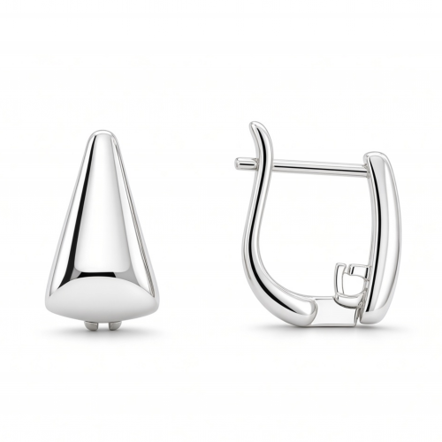 Silver earrings