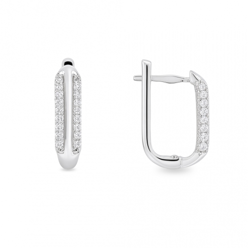 Silver earrings