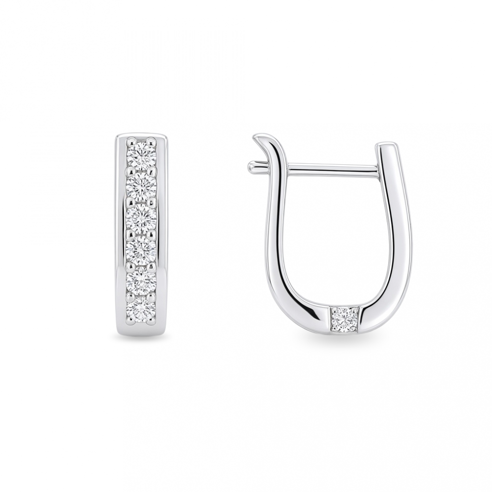 Silver earrings