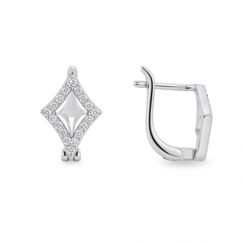 Silver earrings