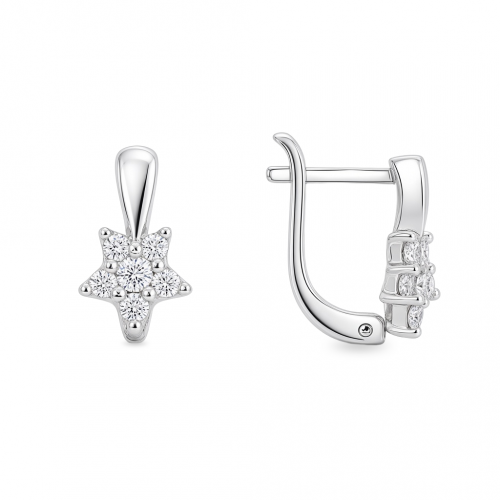 Серебряные детские серьги