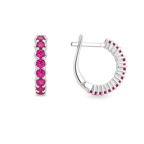 Silver earrings