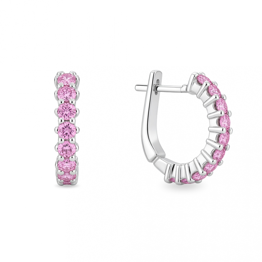 Silver earrings