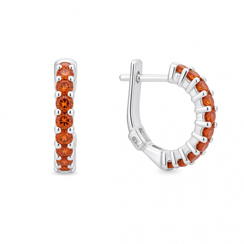 Silver earrings