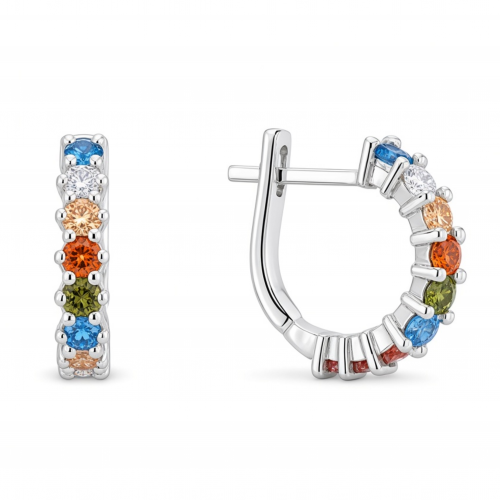Silver earrings