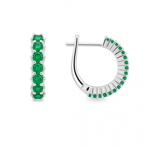 Silver earrings