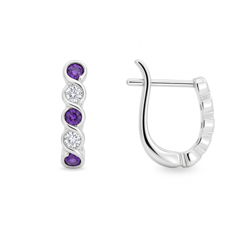 Silver earrings