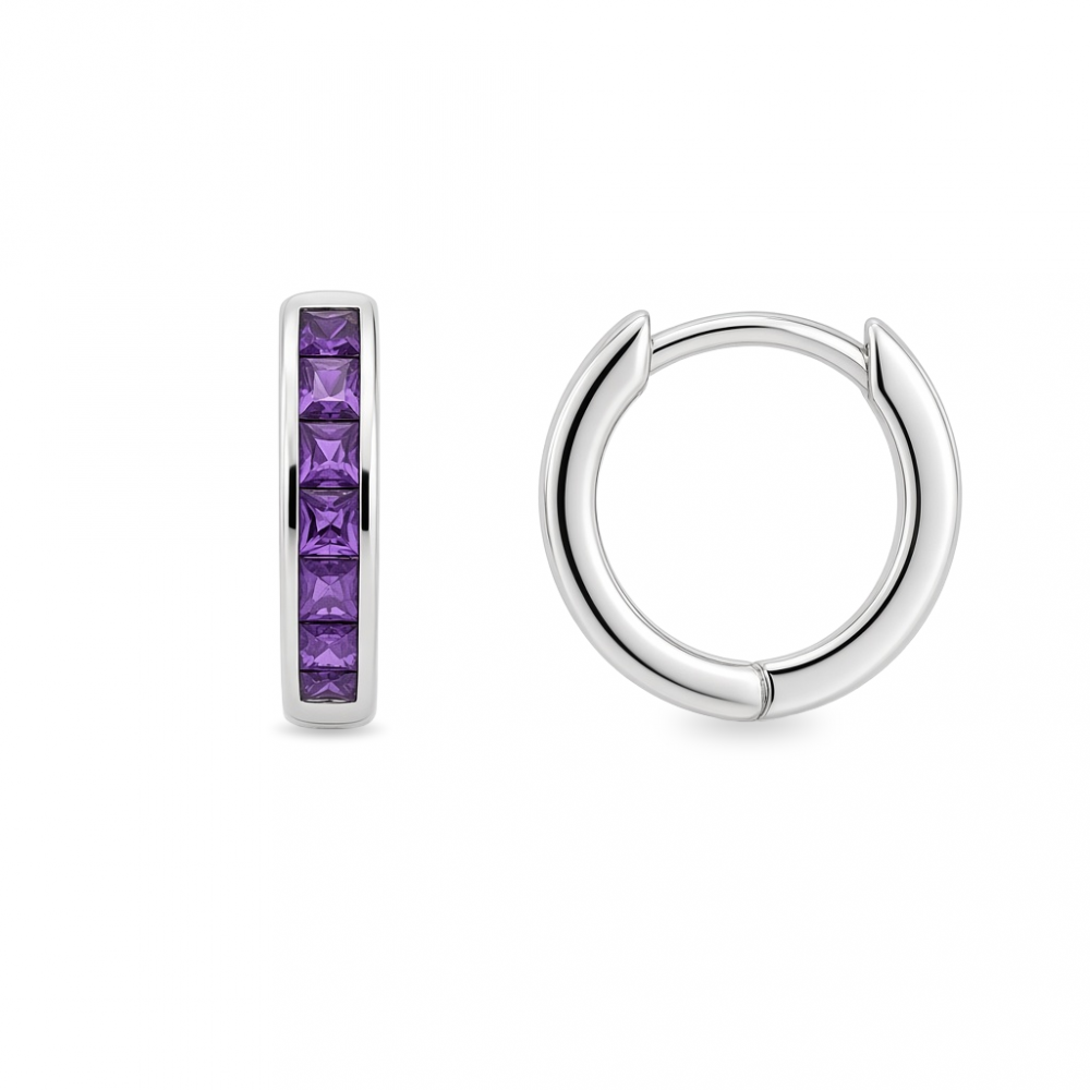 Silver earrings