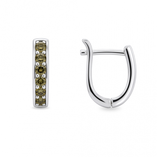 Silver earrings