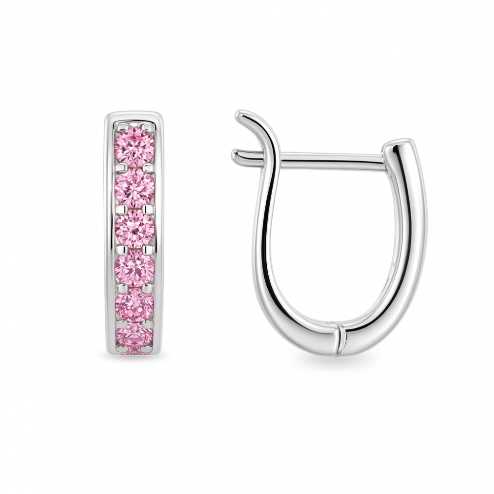 Silver earrings