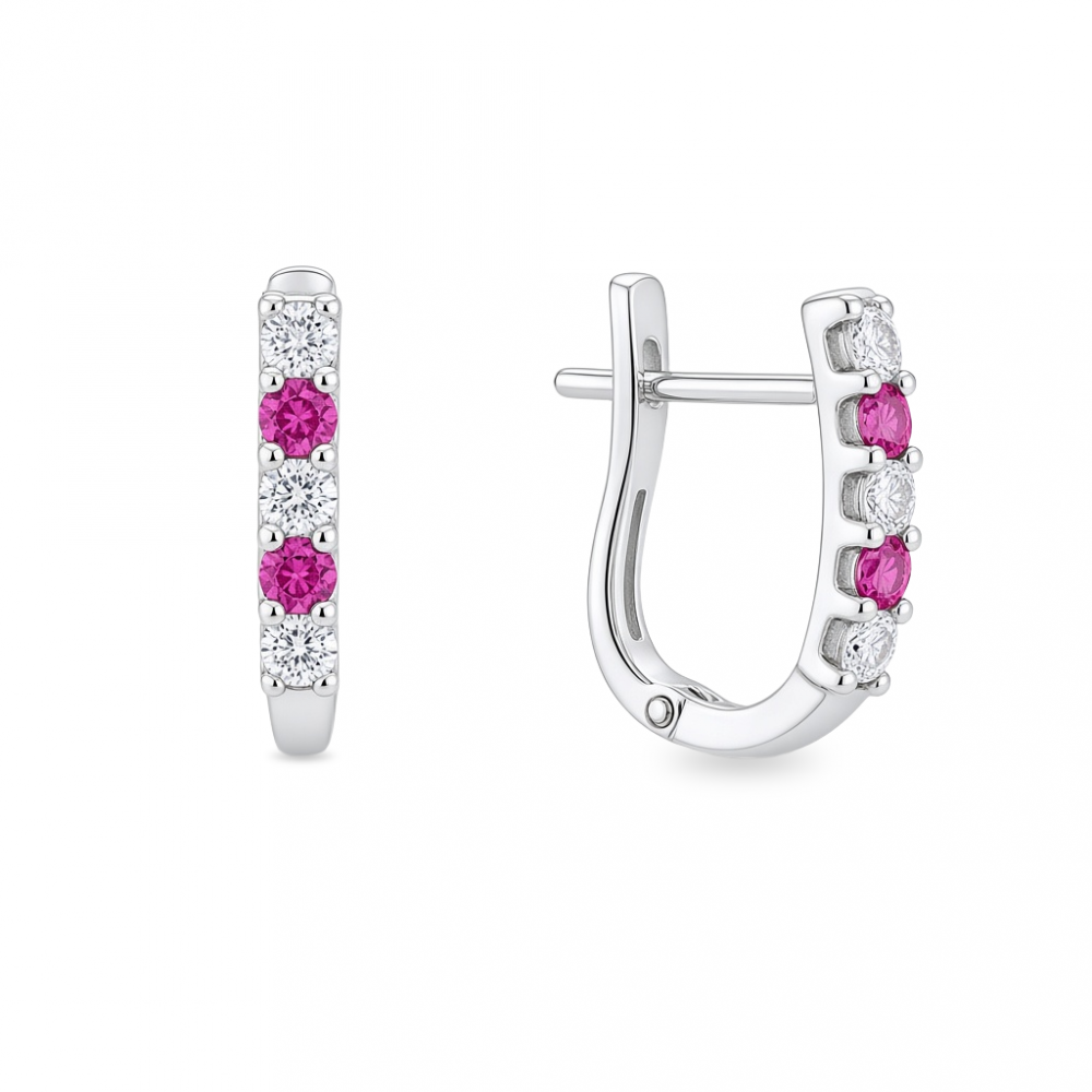 Silver earrings