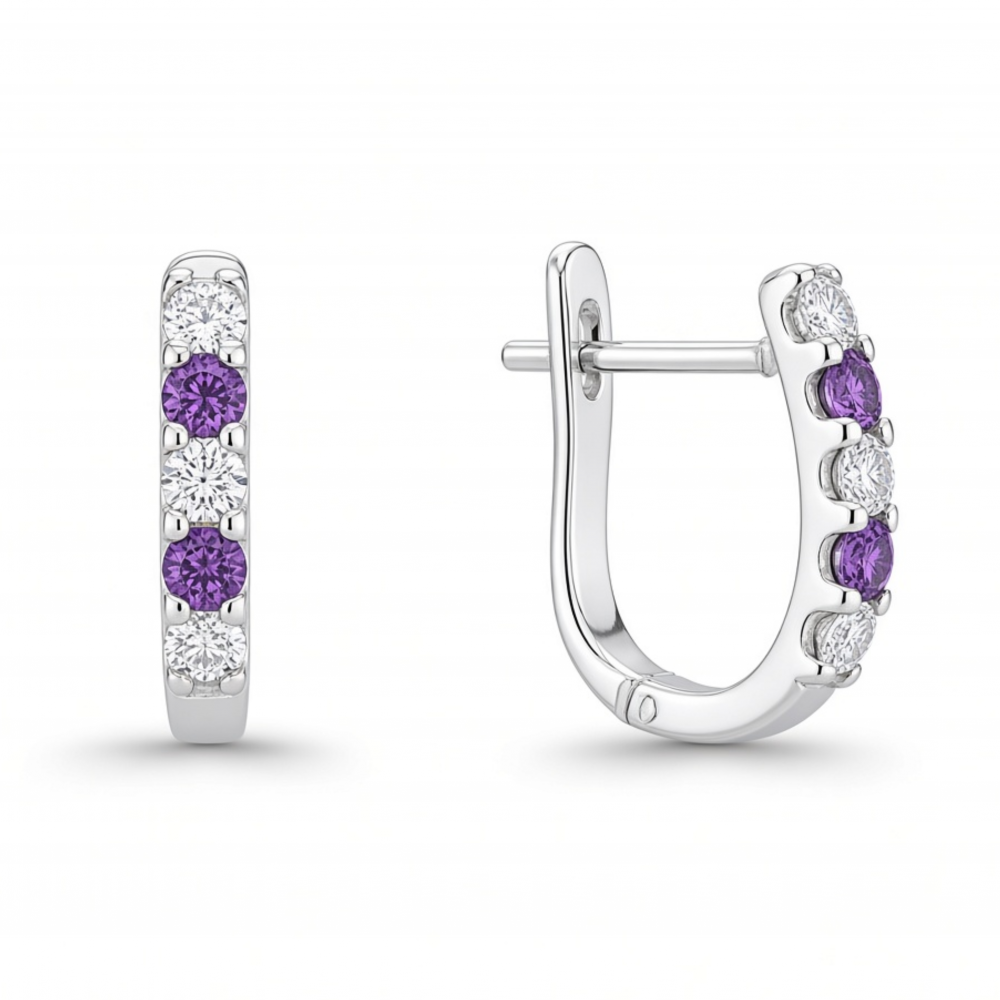 Silver earrings