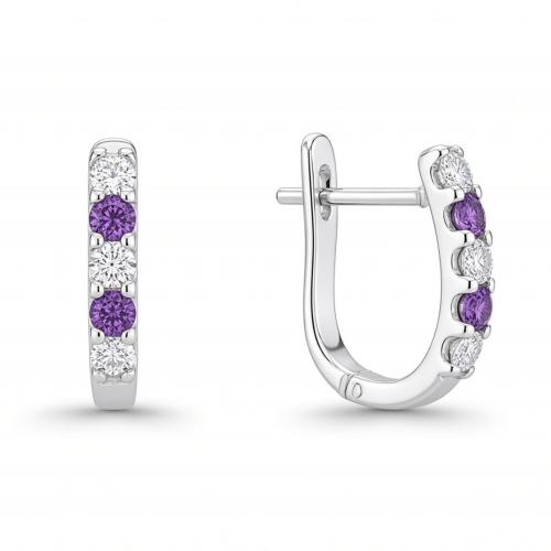 Silver earrings