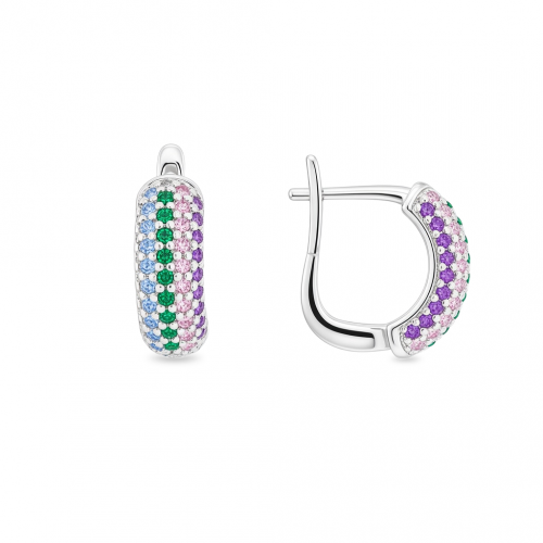 Silver earrings