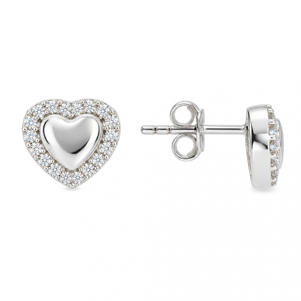 Silver earrings