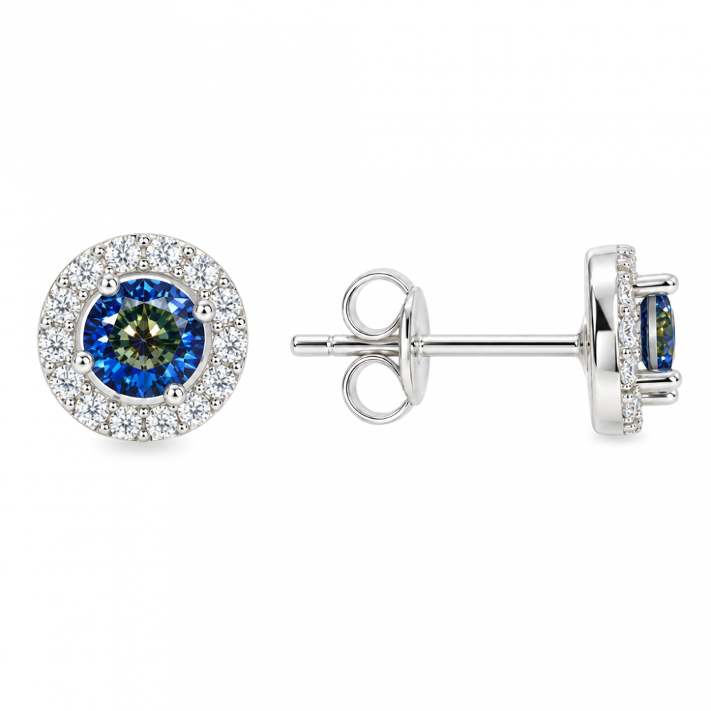 Silver earrings