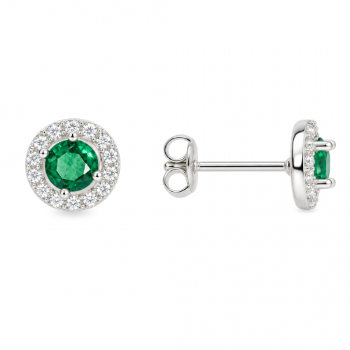 Silver earrings