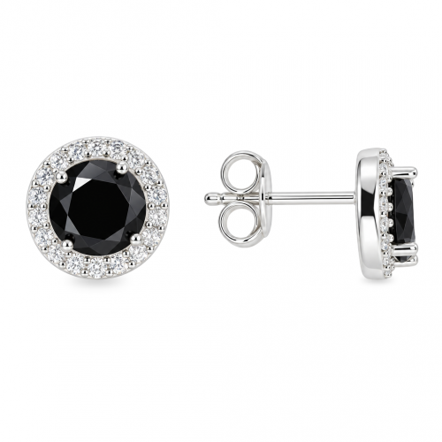 Silver earrings