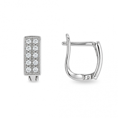 Silver earrings