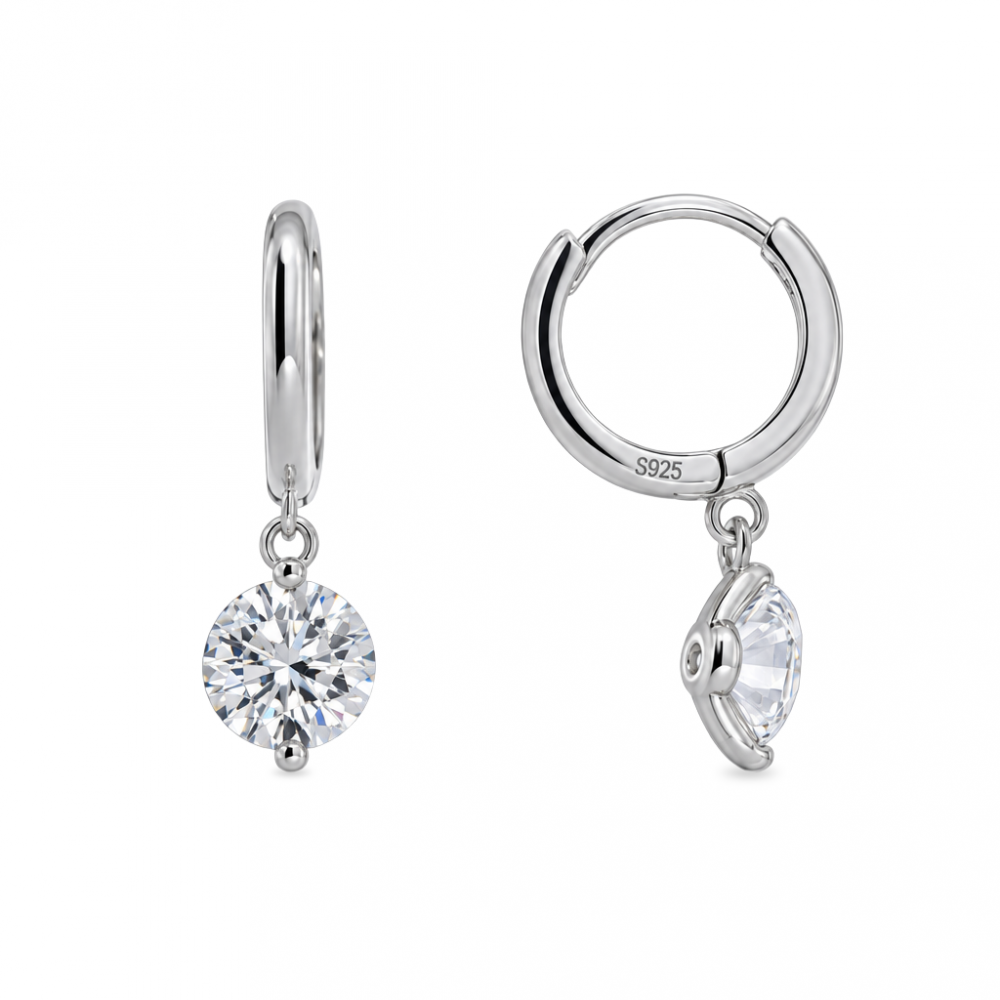 Silver earrings