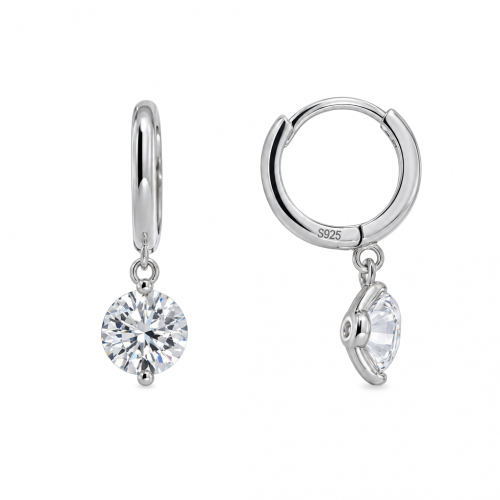 Silver earrings