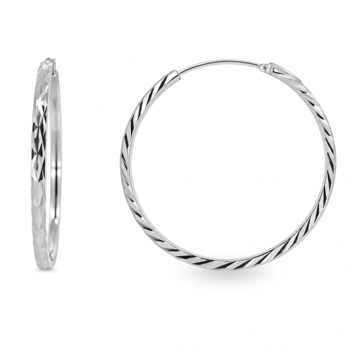 Silver earrings