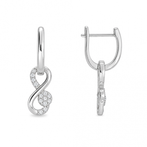 Silver earrings