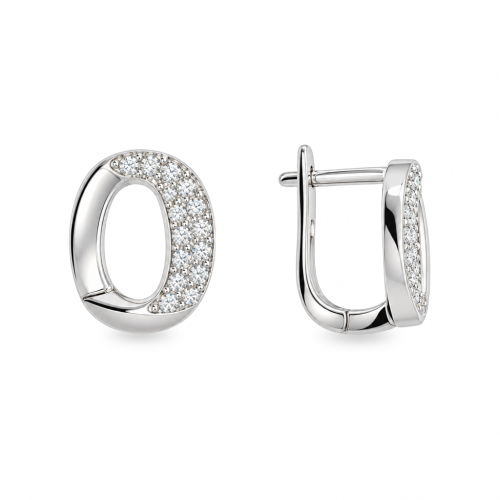Silver earrings