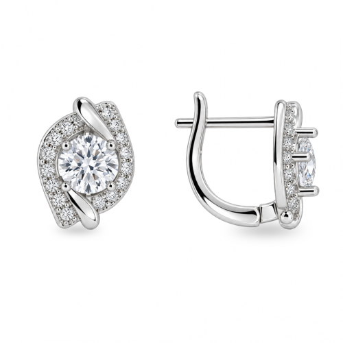 Silver earrings