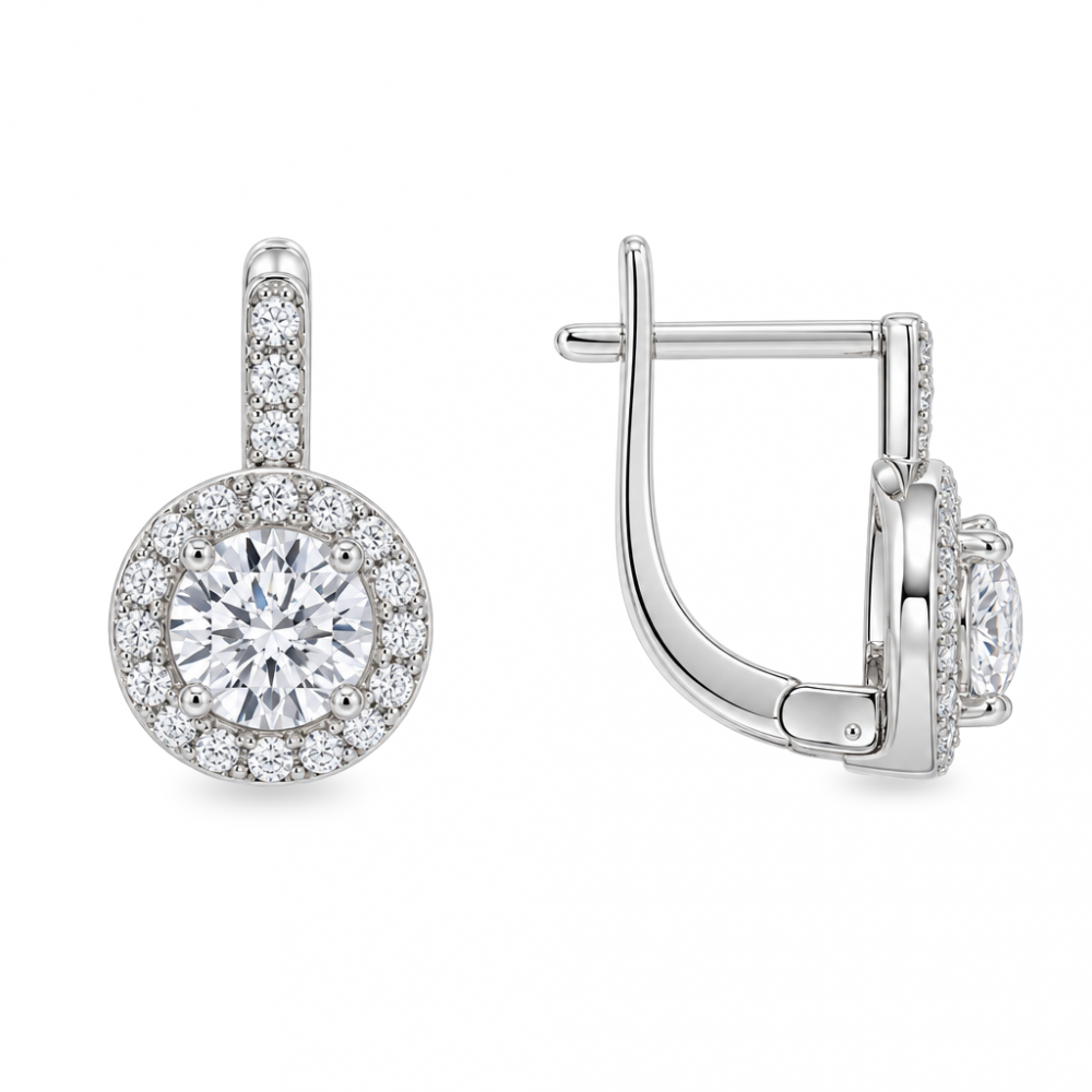 Silver earrings