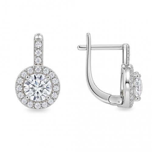 Silver earrings