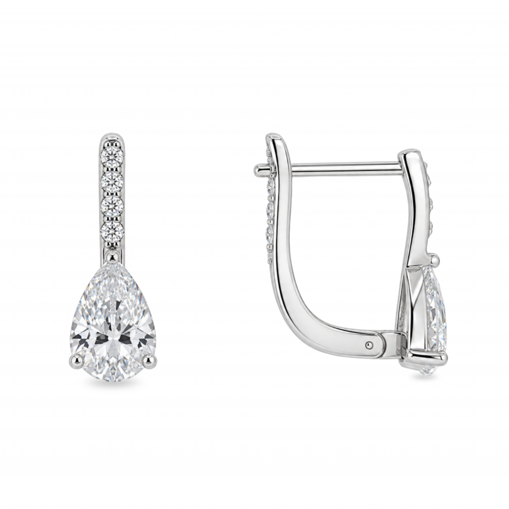 Silver earrings