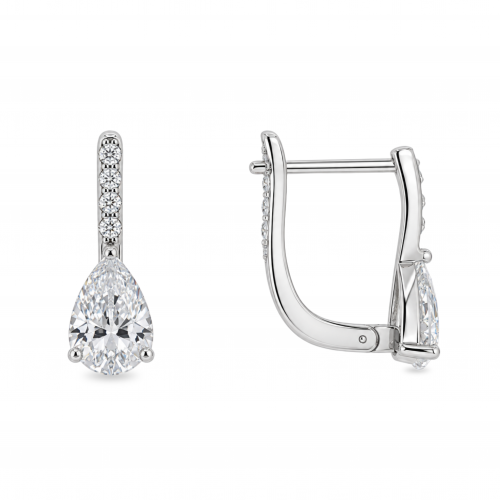 Silver earrings