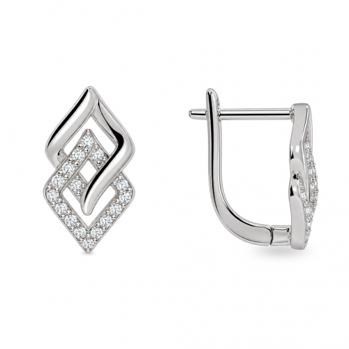 Silver earrings