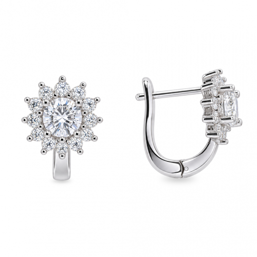 Silver earrings