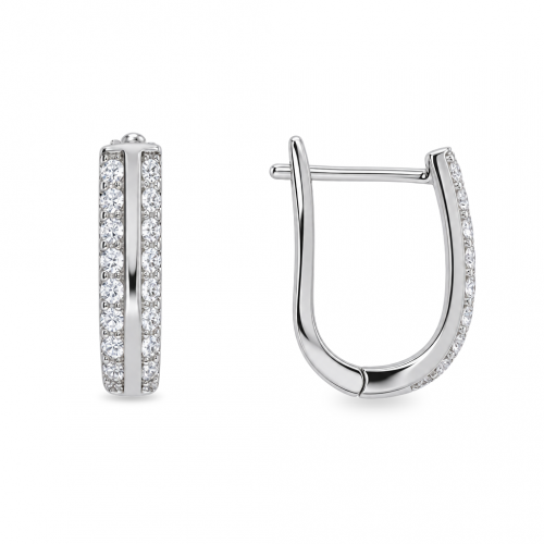 Silver earrings