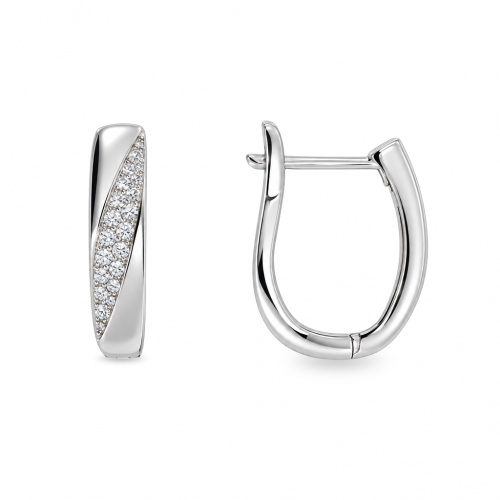 Silver earrings