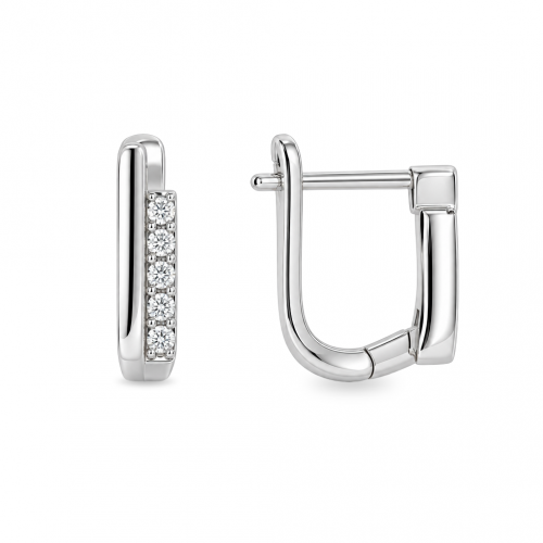 Silver earrings