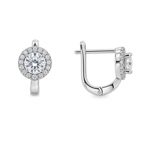 Silver earrings