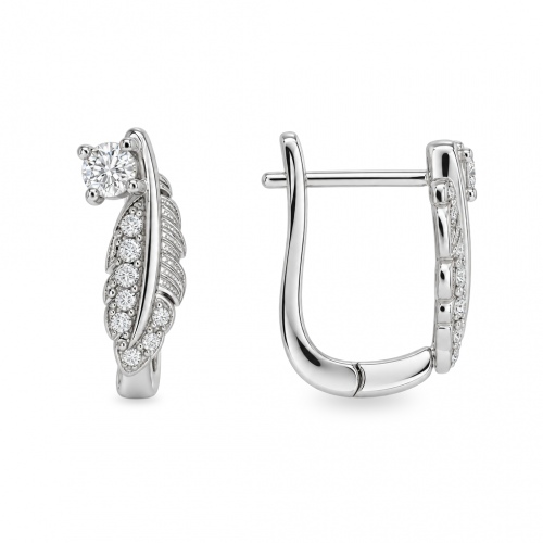 Silver earrings