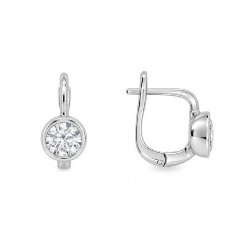 Silver earrings