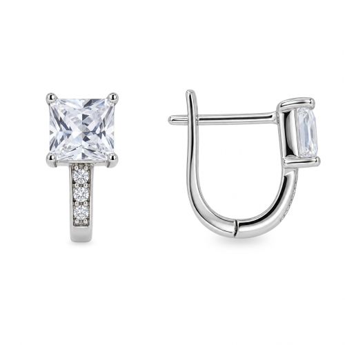 Silver earrings