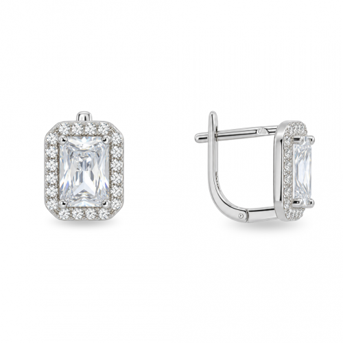 Silver earrings