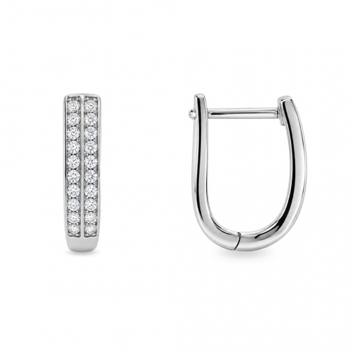 Silver earrings