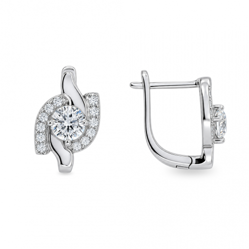 Silver earrings