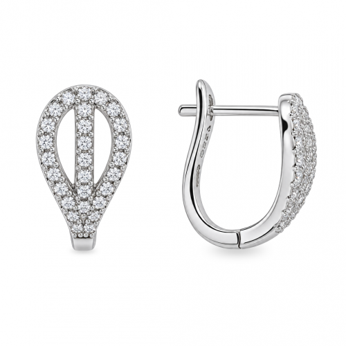 Silver earrings
