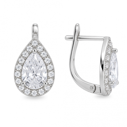 Silver earrings