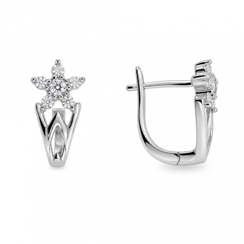 Silver earrings