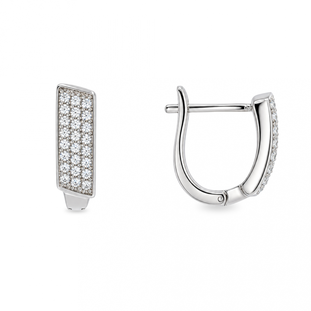 Silver earrings