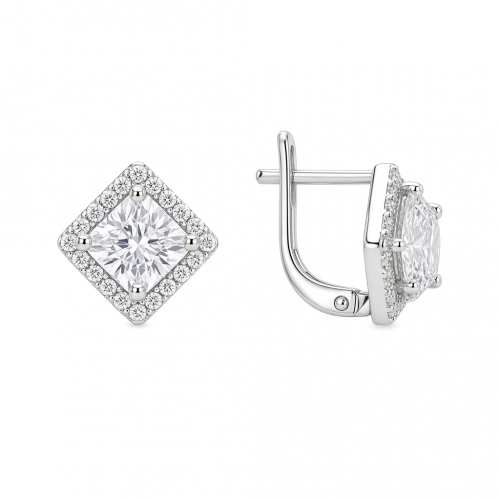 Silver earrings